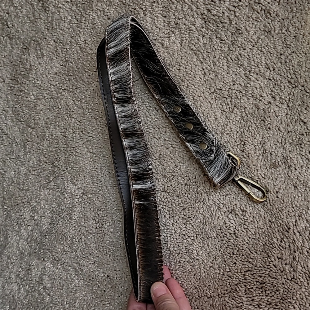Brindle Cowhide lanyard